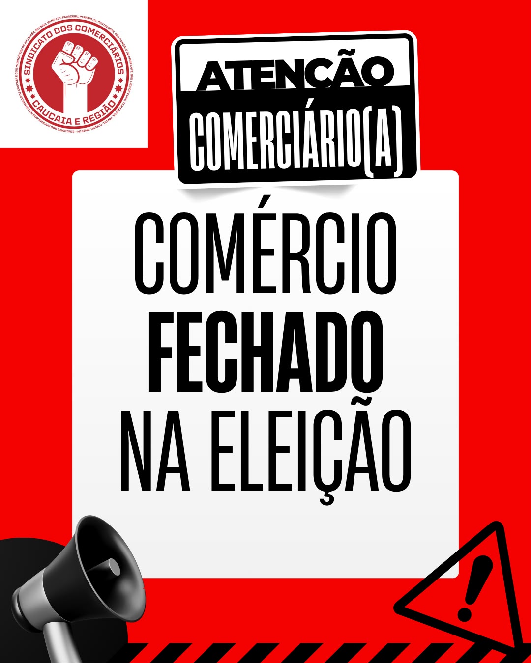 ELEIÇAO 2026 COMERCIO FECHADO